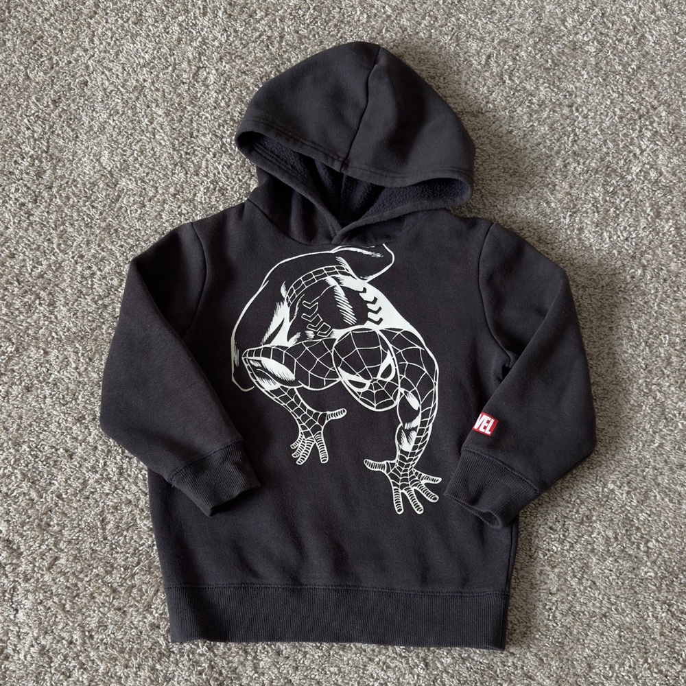 Cotton On Kids toddler boys Marvel Spiderman hoodie sweatshirt jacket size 4
